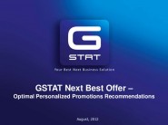 GSTAT es una empresa israelí que ofrece servicios de inteligencia de negocio y de análisis de grandes volúmenes de datos. 