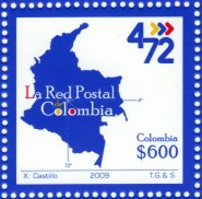 red posal de colombia mensajería 4-72