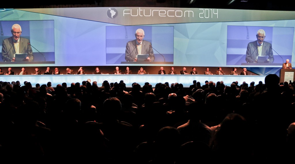 Inauguración del Futurecom 2014. Foto de B!T Magazine. 