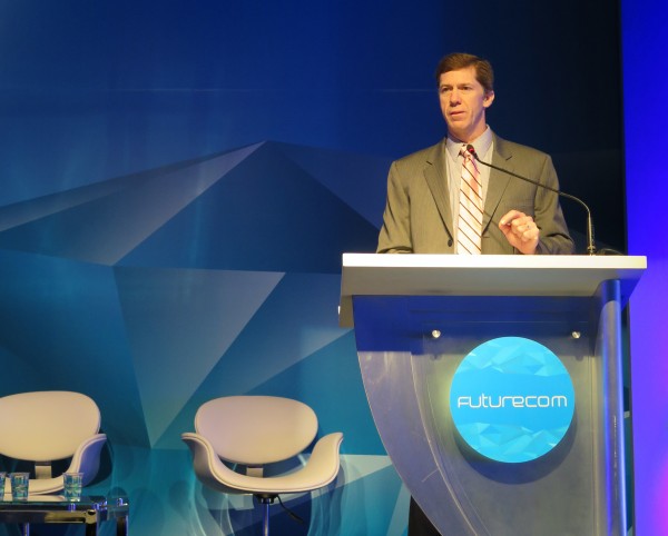 Brian Kracik, durante su intervención en Futurecom